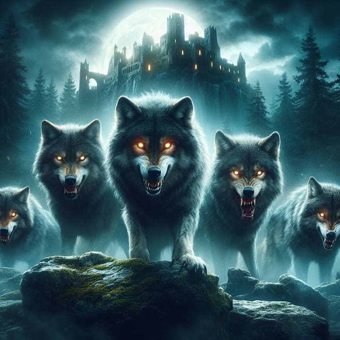 ominous wolf pack